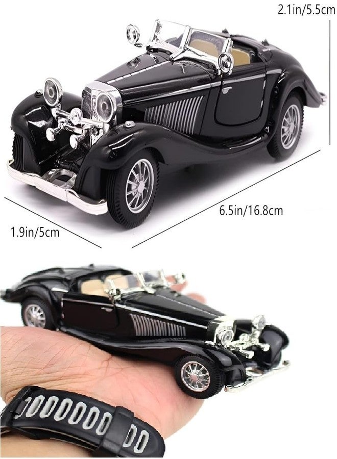 Sky Tech® Mercedes Benz 1936 500K Special Roadster SUV Car 1:32 Scale Model Car Exclusive Alloy Metal Pull Back Die-cast Diecast Metal Pullback Toy Openable Doors & Light Music【Colors as Per Stock 】 - Image 2